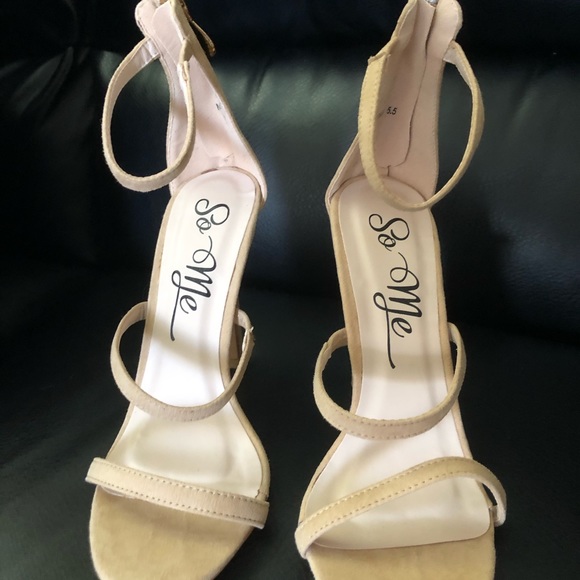 So me Strappy nude heels - Picture 3 of 4